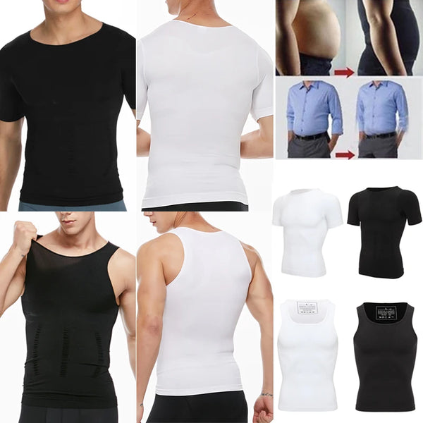 Débardeur gainant pour homme - Affinez votre silhouette en quelques secondes !-