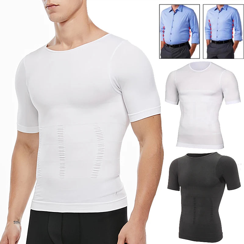 Débardeur gainant pour homme - Affinez votre silhouette en quelques secondes !-