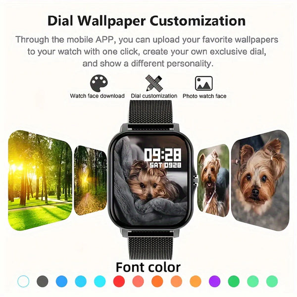 Xiaomi NEW Smart Watch Women Men Lady Gift Sport Fitness Watches Heart Rate Monitor Waterproof Smartwatch For Phones Android IOS