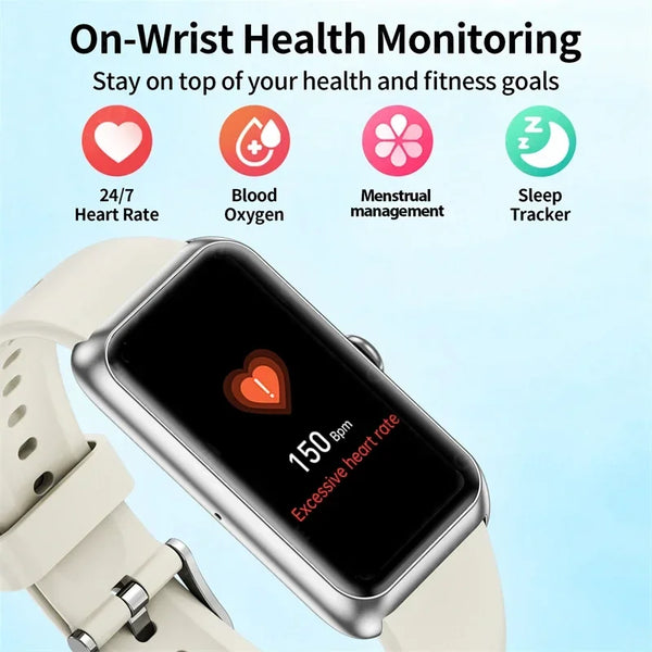 2025 Fitness Tracker Watches for Women Men with Heart Rate Monitor Sleep Tracker IP68 Waterproof Pedometer 1.47" Smart Watch Man