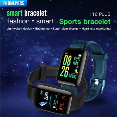 Smart Fitness Tracker Bracelet with Color Screen Health Reminders Exercise Step Counting Intelligent Information Notifications