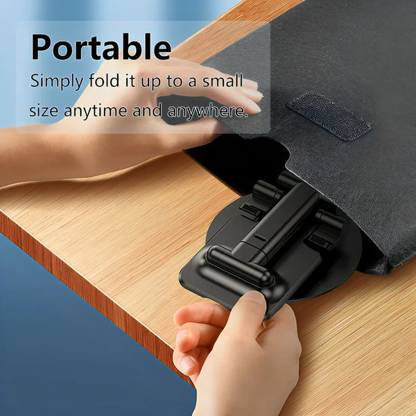 Support de téléphone de bureau, support de téléphone rotatif à 360 degrés, support de téléphone portable réglable, accessoires pour téléphones portables et smartphones.