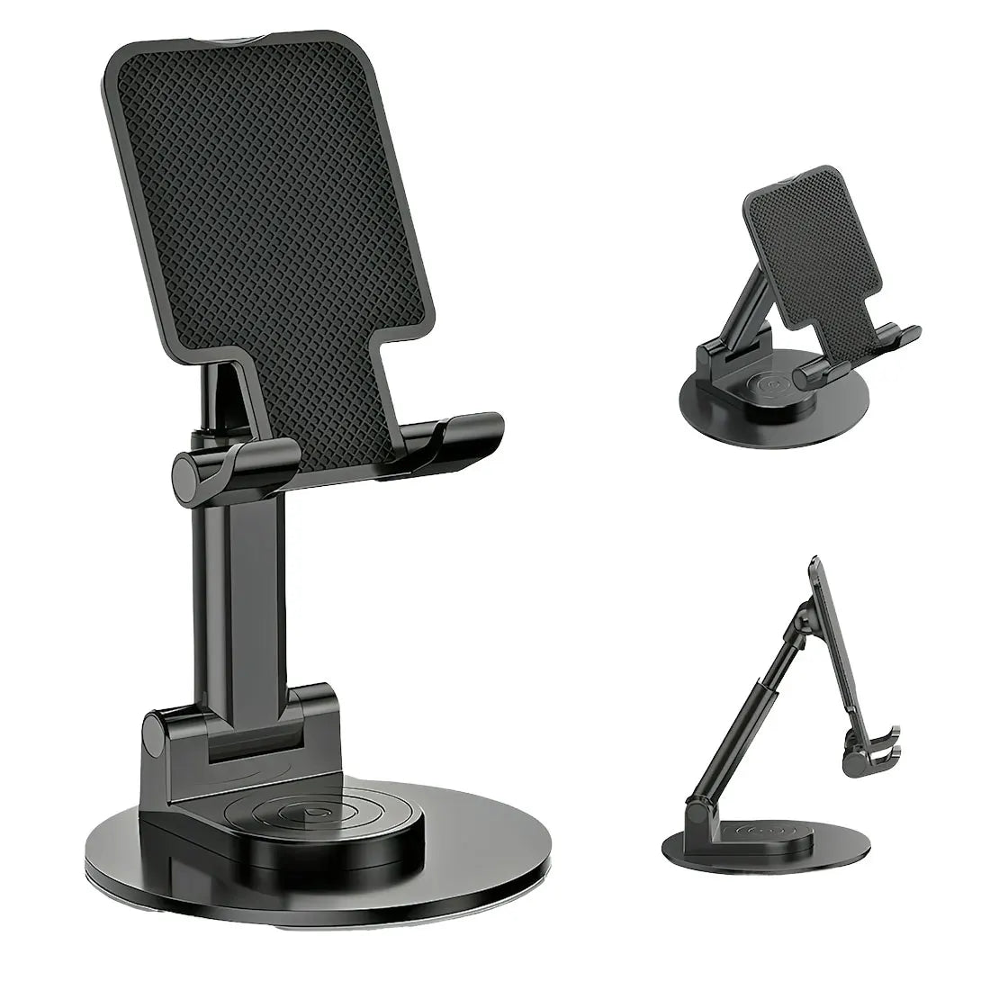 Support de téléphone de bureau, support de téléphone rotatif à 360 degrés, support de téléphone portable réglable, accessoires pour téléphones portables et smartphones.