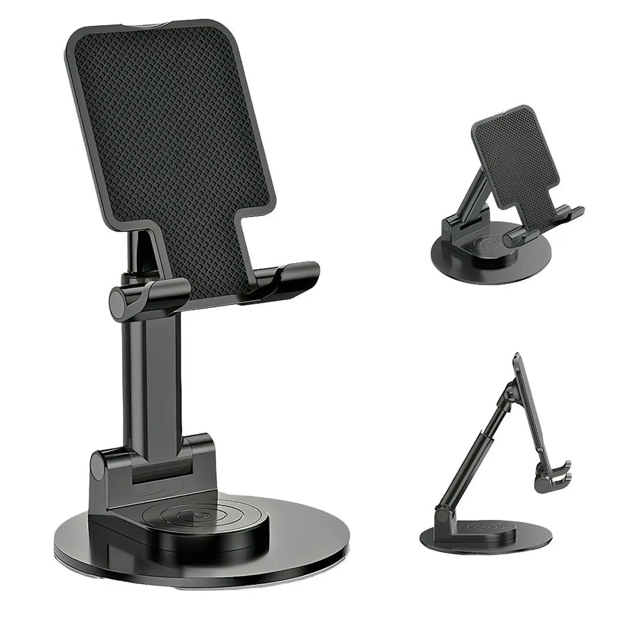 Phone Stand for Desk, 360 Degree Rotating Phone Holde Adjustable Cell Phone Stand Accessories Portable Smart Phone Stands