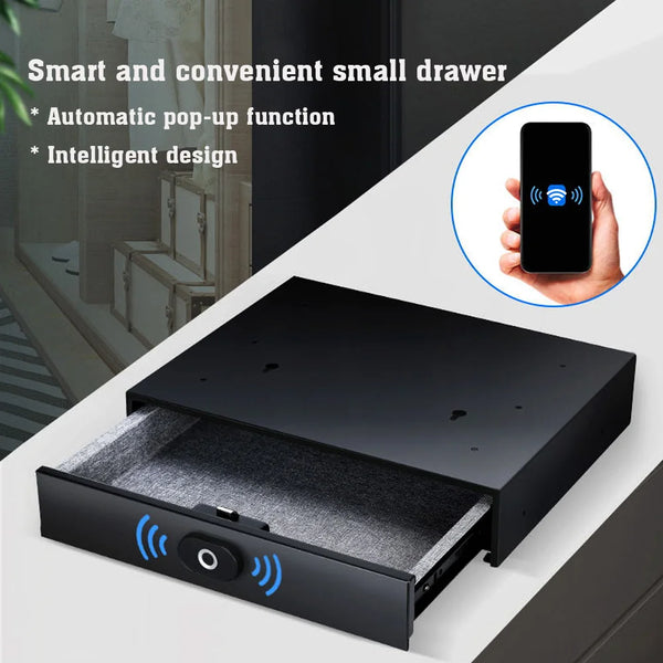 Safe Home Drawer Safe Hidden Safe With Fingerprint Identification Unlock Safe Smart Touch Safe