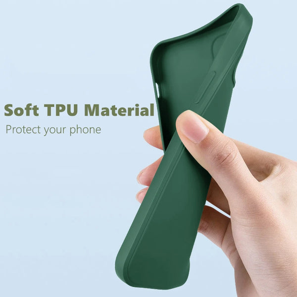 Coque pour iPhone 8, iPhone SE 2022, 2020, 7 et 8 : protection de luxe antichoc en silicone liquide TPU souple.