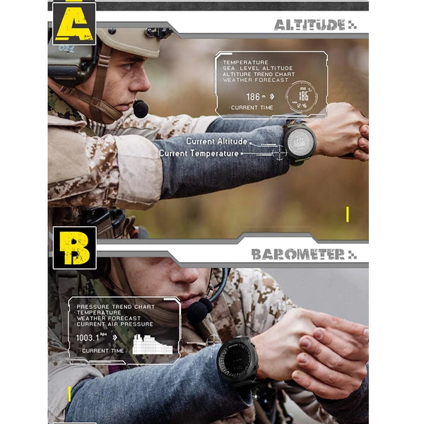 Montre de sport militaire NORTH EDGE – Homme